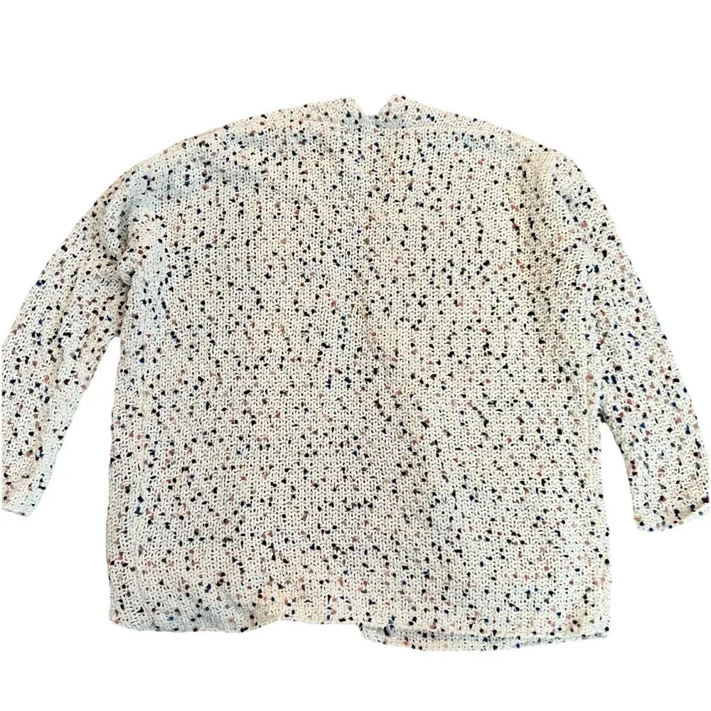 Jun & Ivy Women’s Long Sleeve Open Front Knit Cardigan Size Medium Multicolor - Picture 3 of 6